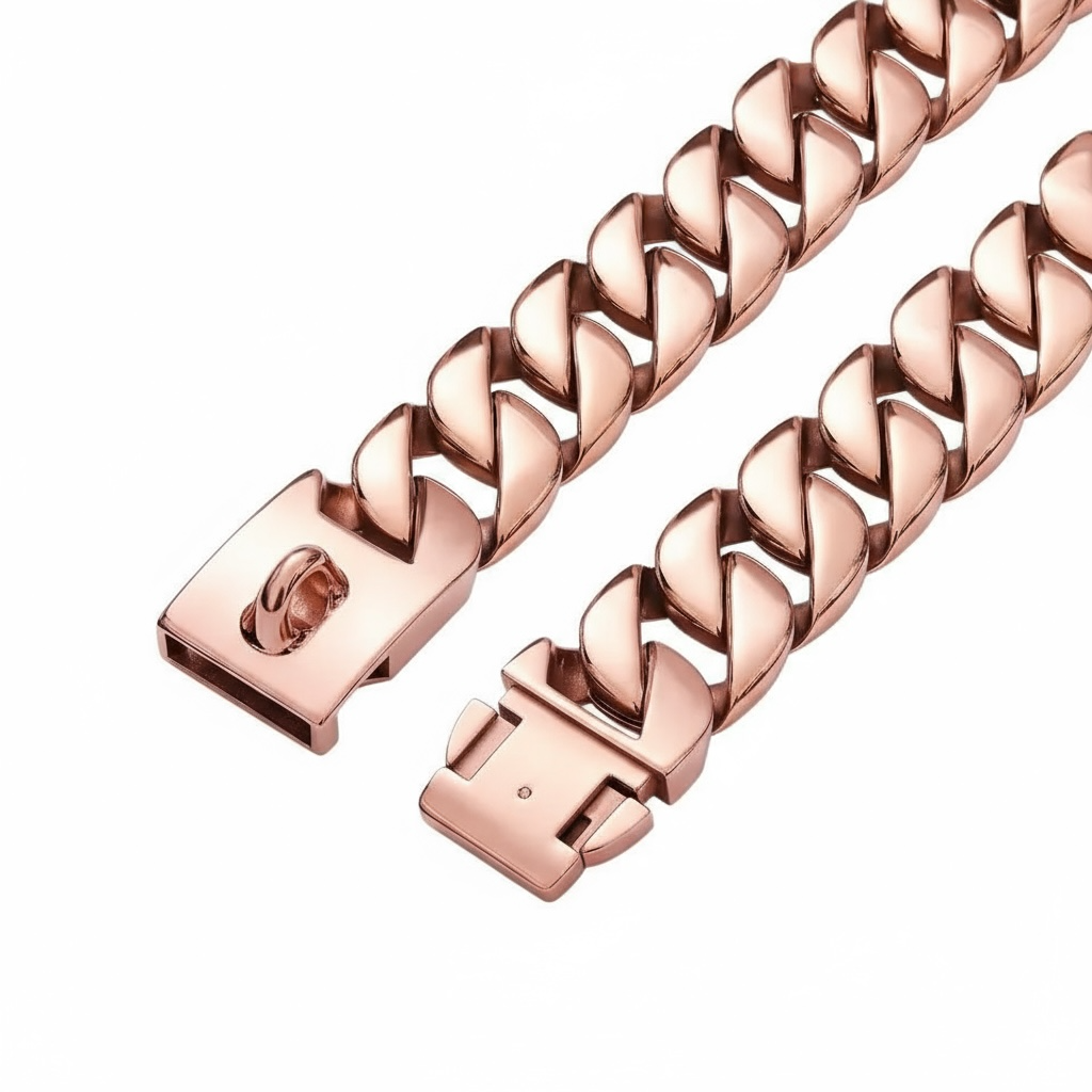 Le Cuban XL 32mm «Rose Gold»
