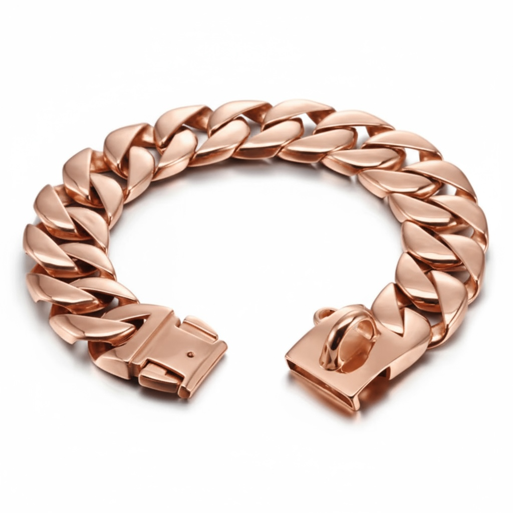 Le Cuban XL 32mm «Rose Gold»