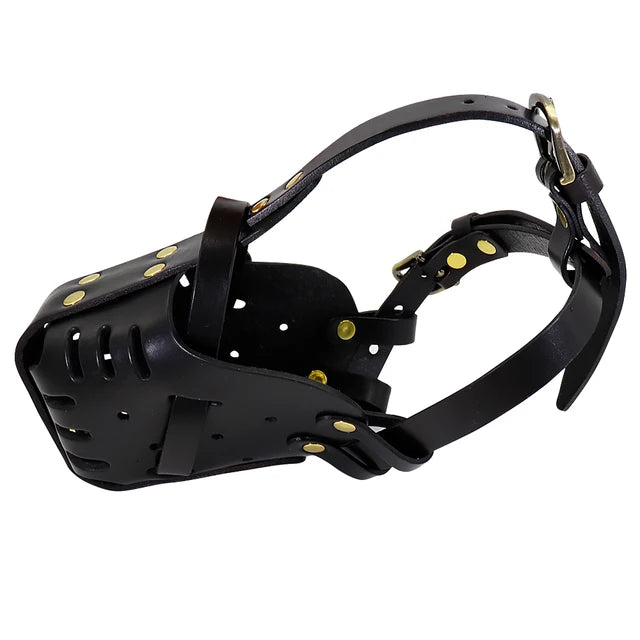 Leather muzzle